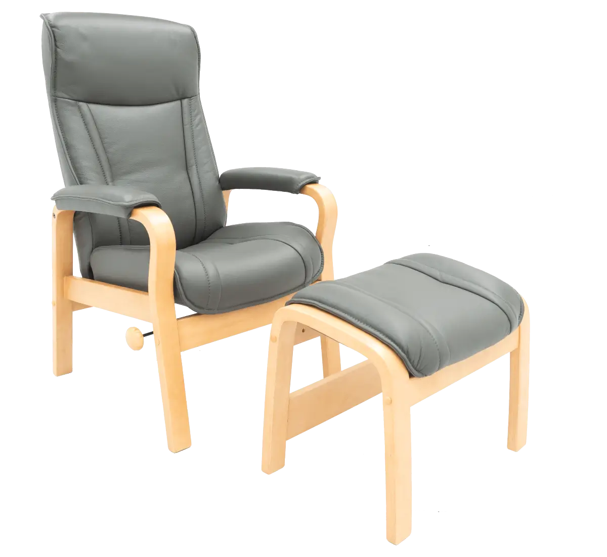 Oslö President Recliner Chair with Ottoman